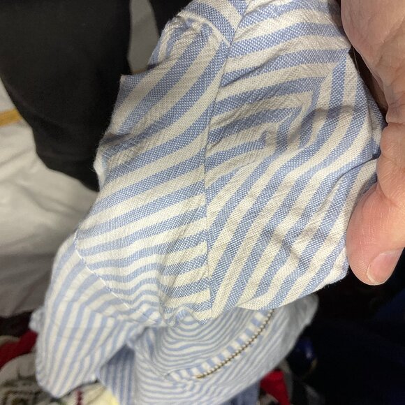 Vineyard Vines Sz S Blue & White Stripe Top - Picture 15 of 15